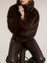 Bomber con colletto ampio e zip image number 3
