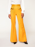 Flared trousers with flap pockets image number 2