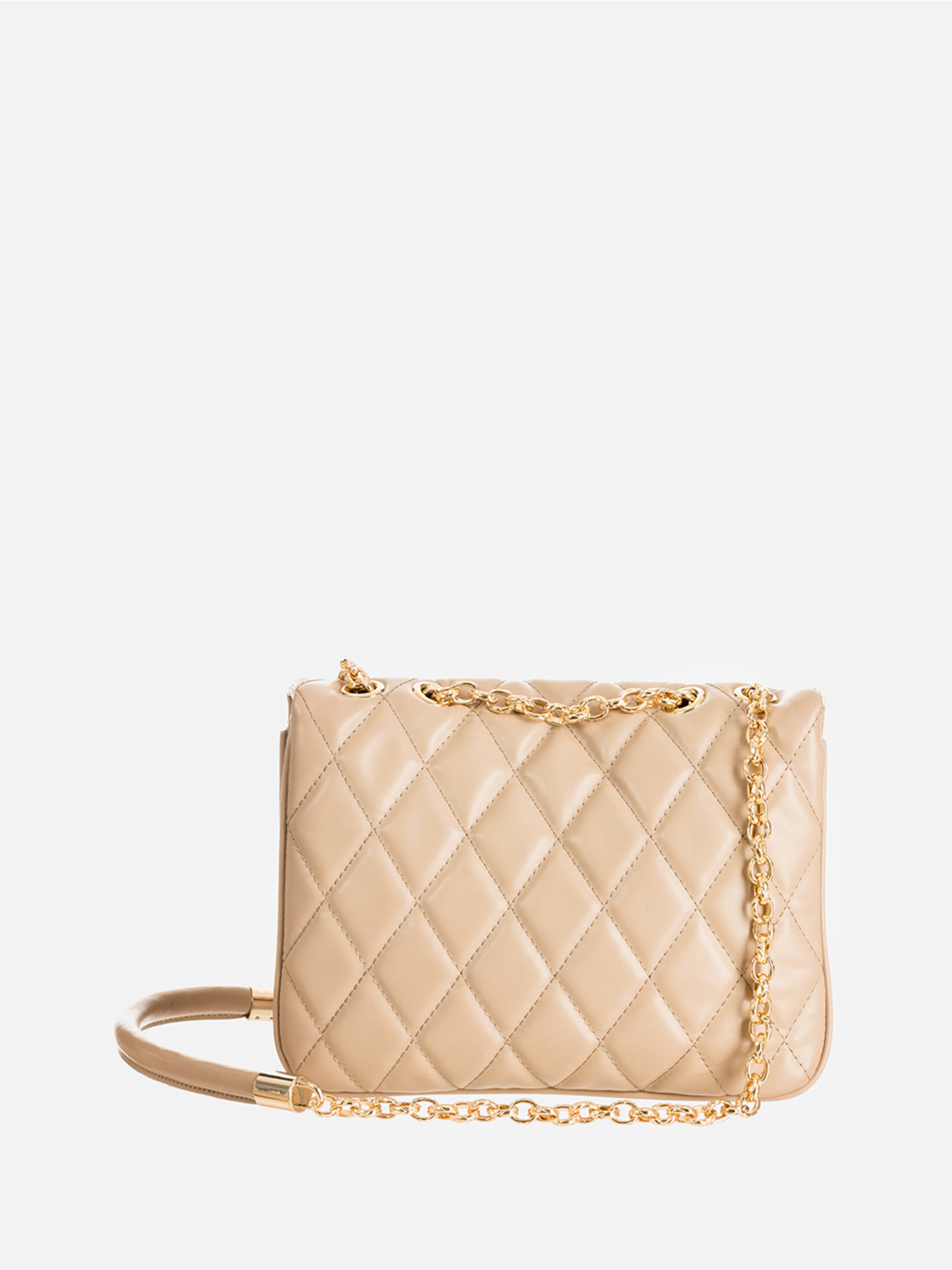 Borsa a tracolla trapuntata con borchie image number 2