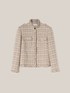 Tweed jacket with chequered pattern image number 3
