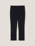 Pantaloni cu picior regular culoare uni image number 3