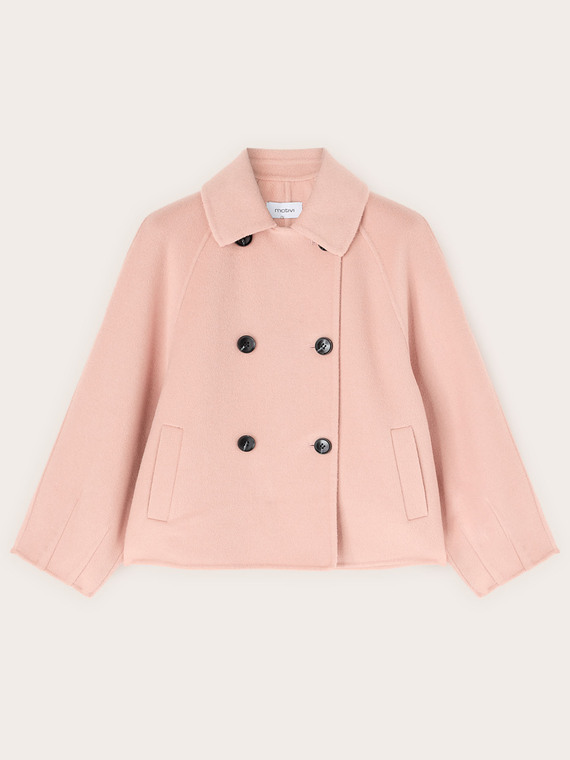 Double-breasted pea coat