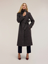 Manteau ceintur&eacute; &agrave; col montant image number 2