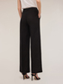 Pantaloni wide leg misto lino image number 1