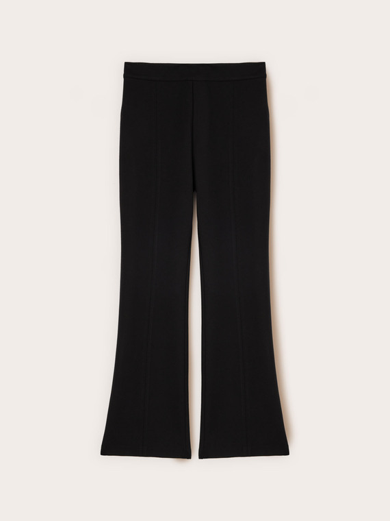 Flare pants in milano stitch