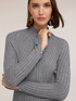 Gerippter Rollkragenpullover aus Wollmischung image number 2