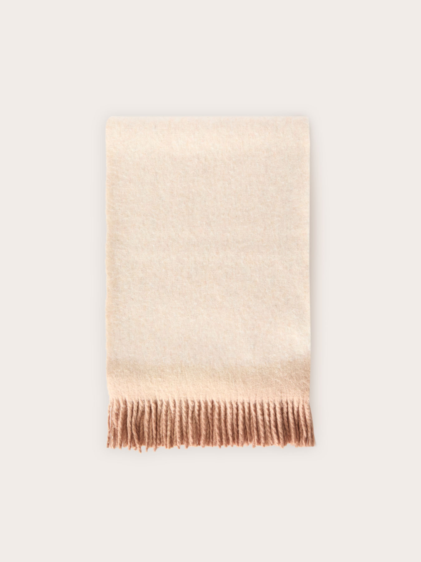 Long gradient scarf with fringes image number 1