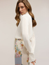 Bluse aus Georgette mit Schal image number 3