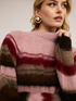 Striped wool blend sweater image number 2