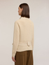 Heavy knit cardigan with belt image number 1