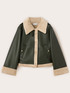 Jacke mit Shearling-Effekt und Knöpfen image number 4