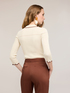Cardigan in maglia fine con profili ricamati image number 1