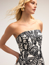 Rochie mini din bumbac imprimeu paisley image number 2
