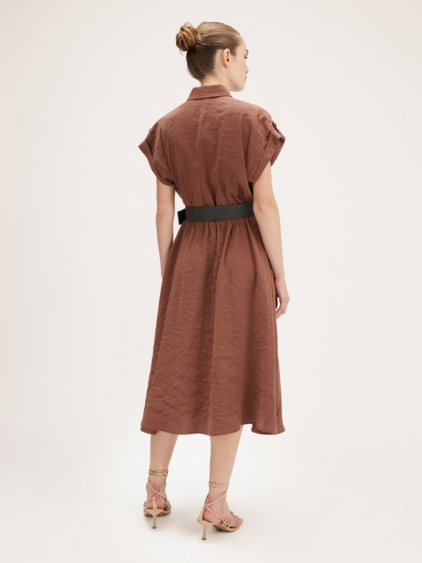 Modal blend chemisier dress image number 1