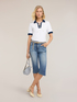 Polo with contrast collar image number 3
