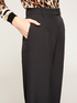Solid colour palazzo trousers image number 2