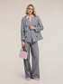 Prince of Wales check blazer jacket image number 3