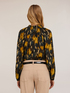 Blusa stampata in tessuto cr&ecirc;pe image number 1