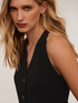 Gilet corto in poliviscosa image number 3