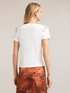 T-shirt con ricami crystal sulle spalle image number 1