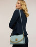Shoulder bag with chain and twist lock image number 0