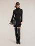 Wool blend knit sheath dress image number 3