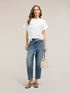 T-shirt with lace inserts image number 2