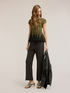 Cropped cady crepe trousers image number 0