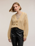 Cardigan ajour&eacute; en m&eacute;lange de laine image number 1