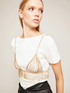 Tricou cu top cu strasuri image number 2