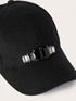 Cap with stone embroidery image number 2