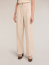 Striped linen blend palazzo pants image number 0