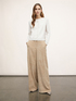 Corduroy palazzo trousers image number 3