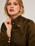 Chaqueta bomber de sat&eacute;n image number 3