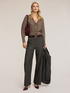 Cardigan in maglia misto mohair con pietre image number 0
