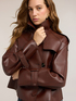 Kurzer Doppelreiher-Trenchcoat mit Schulterklappen image number 0