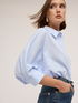 Chemise oversize &agrave; rayures image number 2