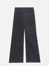 Jeans palazzo in denim misto lurex image number 3
