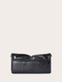 Flat clutch with draped flap and chain image number 2