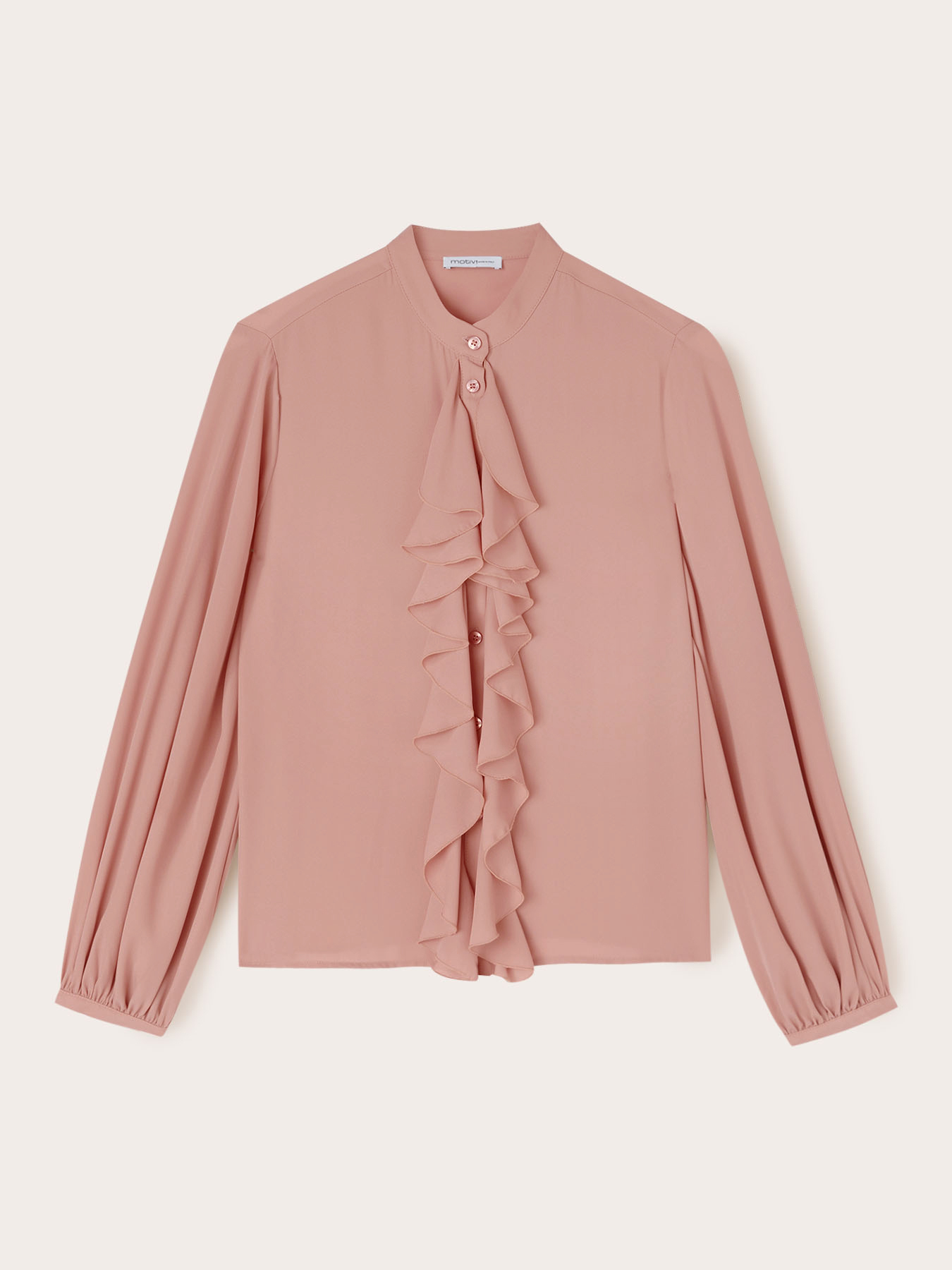 Camicia con rouches image number 0