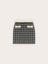 Minigonna in maglia check image number 4