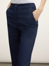 Pantaloni regular cu talie înaltă image number 2