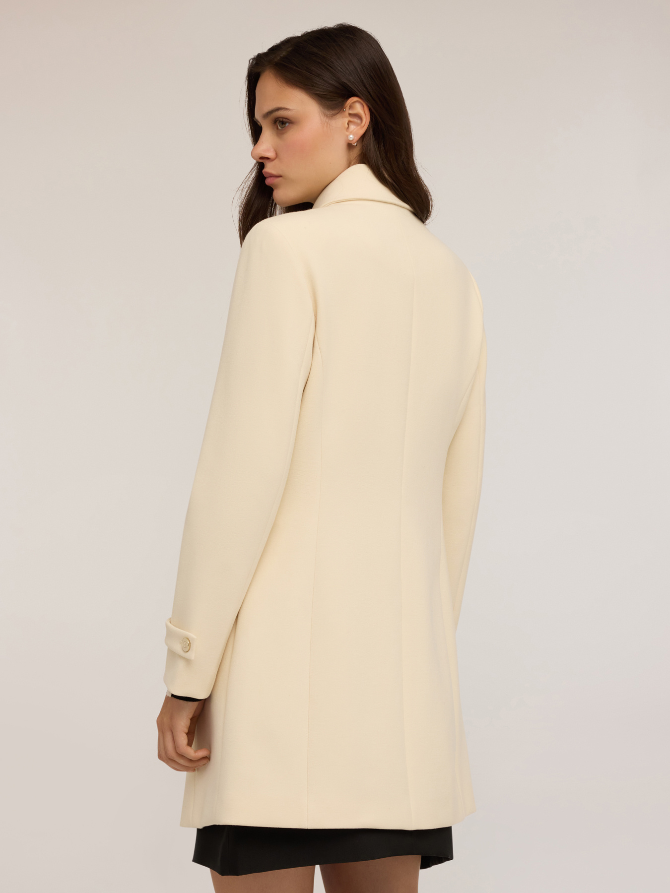 Cappotto monopetto misto viscosa image number 1