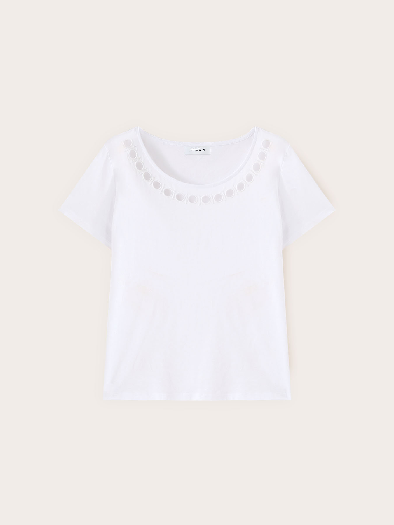 T-shirt avec motifs cut-out image number 4