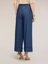 Cropped palazzo jeans with drawstring image number 1