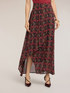 Printed georgette maxi skirt image number 2
