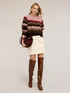 Striped wool blend sweater image number 3