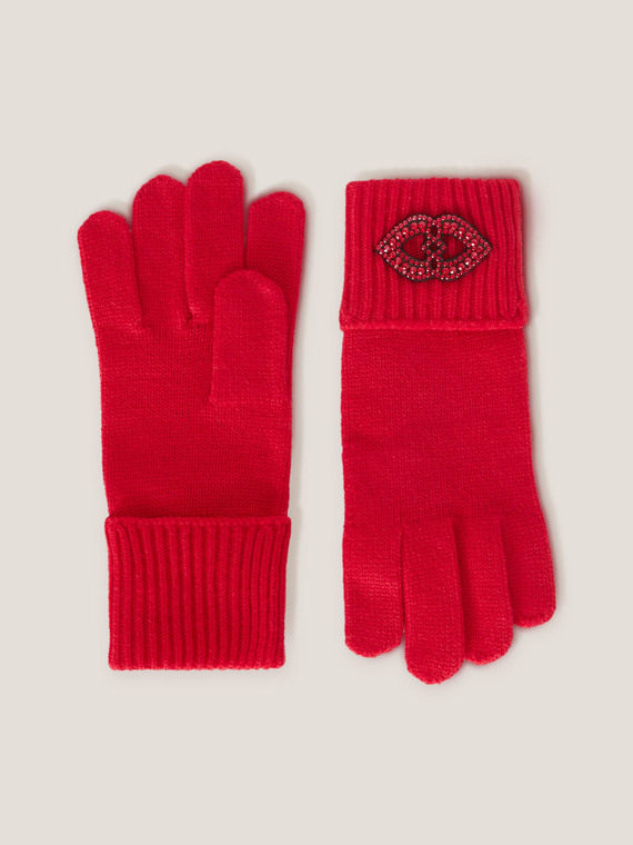 Double Love knit gloves
