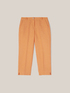Straight-leg linen blend trousers image number 3