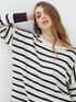 Striped knit pullover image number 2